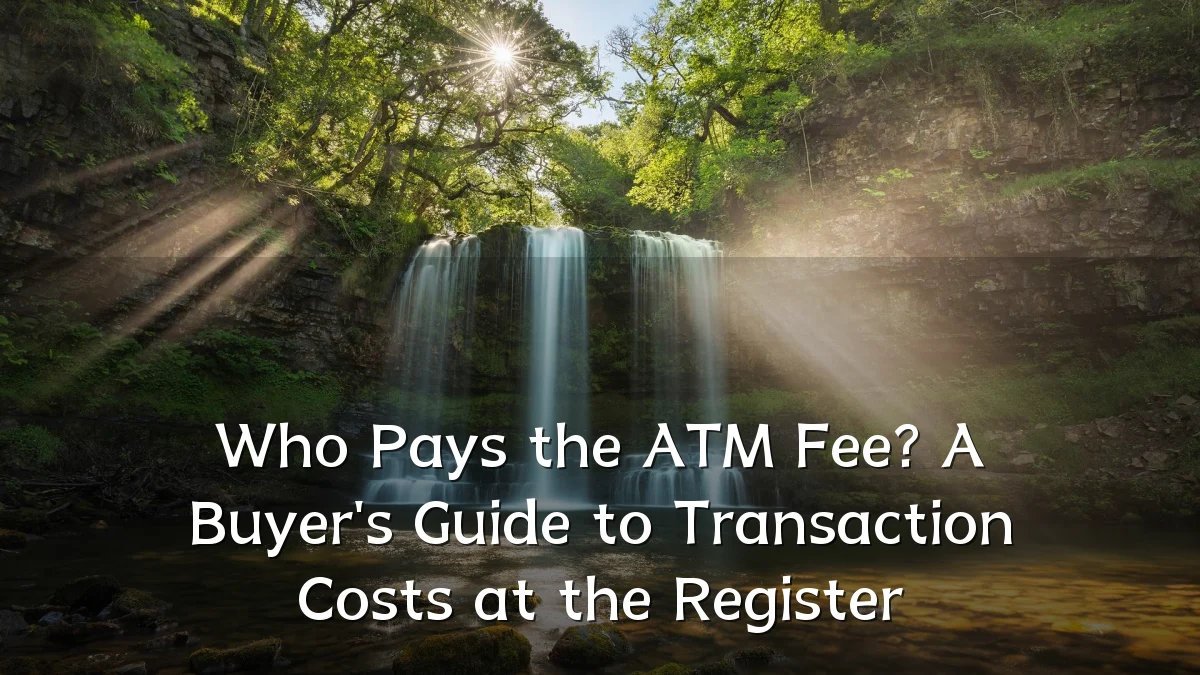 Who Pays the ATM Fee? A Buyer's Guide to Transaction Costs at the Register