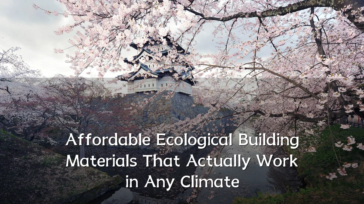 Affordable Ecological Building Materials That Actually Work in Any Climate