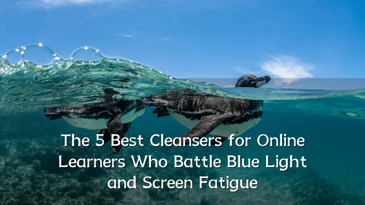The 5 Best Cleansers for Online Learners Who Battle Blue Light and Screen Fatigue