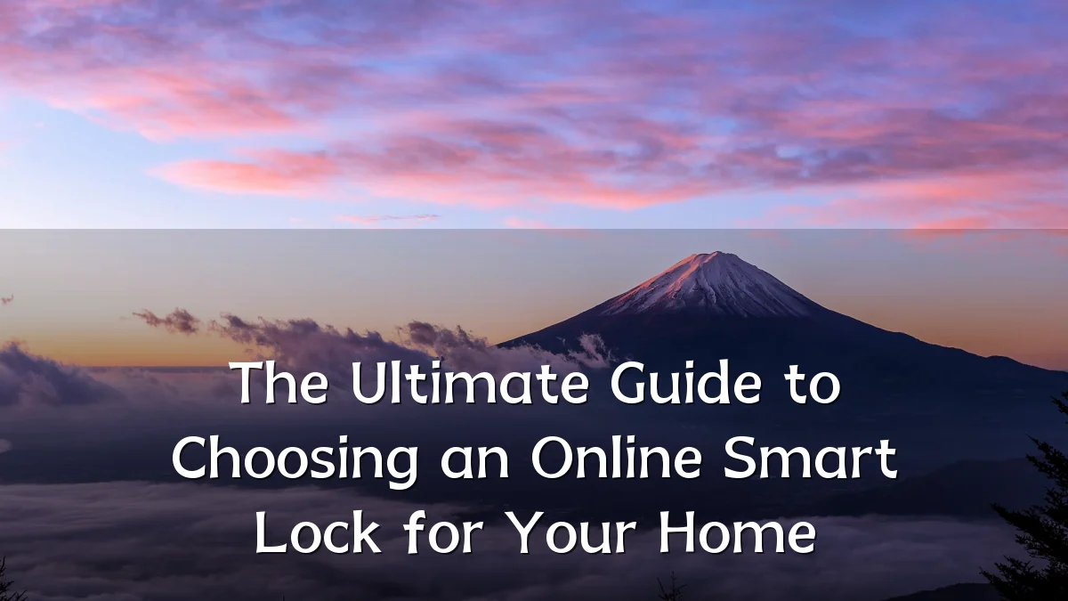 The Ultimate Guide to Choosing an Online Smart Lock for Your Home