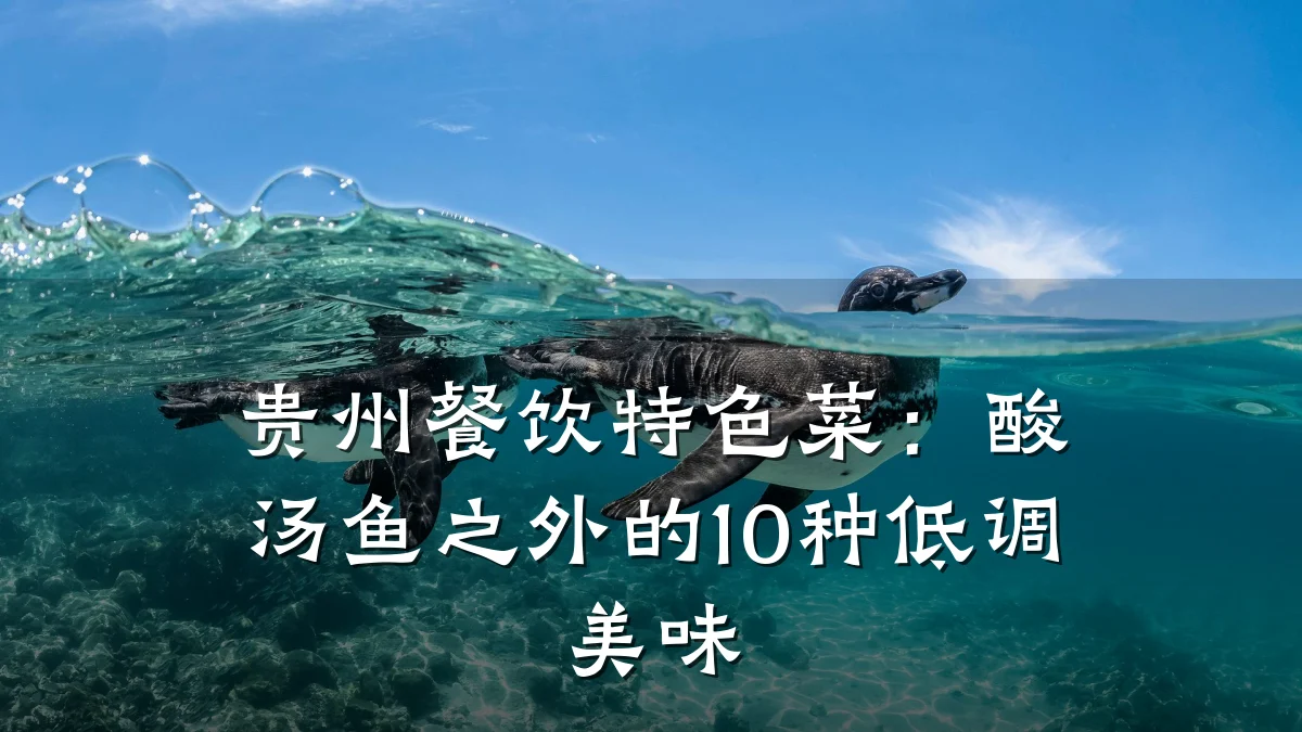 贵州餐饮特色菜:酸汤鱼之外的10种低调美味