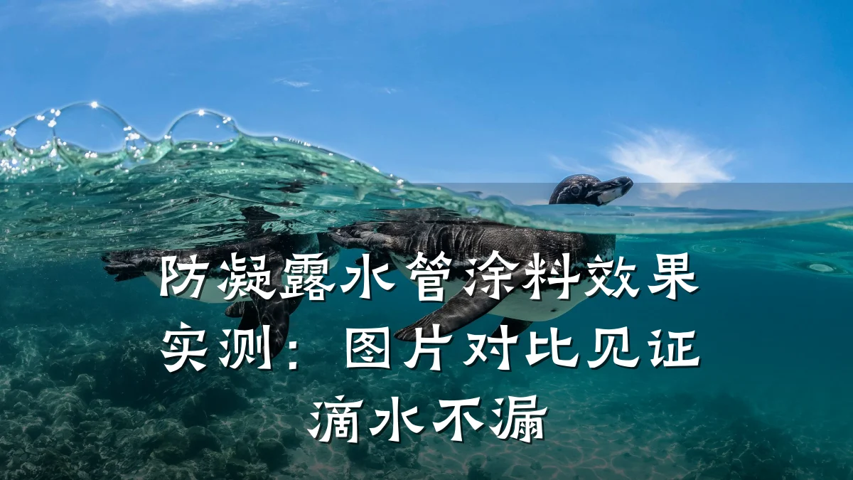 防凝露水管涂料效果实测:图片对比见证滴水不漏